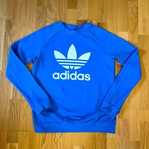 Adidas Tresfoil Logo Crewneck Sweatshirt Size Medium